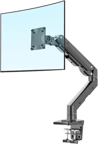Screen Stand, Mechanical Spring Arm 27-45 Inch Curved Arc Screen Desktop Monitor Holder 5-16Kgs Ultra Wide Monitor Mount with USB Port in Kuwait