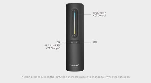 Remote Kit MLR1 Mini Single Color LED Controller & C3 Black CCT Remote Bundle (24V 400W IP67 LED Driver + 24V COB LED Strip 480LED/m CRI90 4000K Natural White) in Kuwait