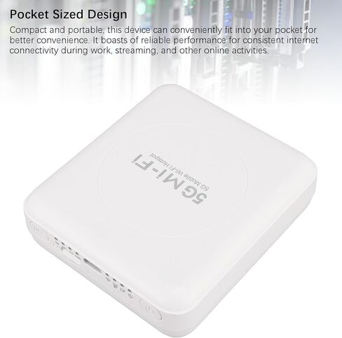 نقطة اتصال متنقلة 5G WiFi6، 16 جهازًا غير مقفل WiFi6 جهاز نقطة اتصال، بطارية 10000 مللي أمبير في الساعة جهاز توجيه WiFi6 محمول مع فتحة بطاقة SIM للسفر، يدعم الإصدار الآسيوي in Kuwait