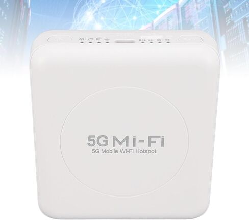 نقطة اتصال متنقلة 5G WiFi6، 16 جهازًا غير مقفل WiFi6 جهاز نقطة اتصال، بطارية 10000 مللي أمبير في الساعة جهاز توجيه WiFi6 محمول مع فتحة بطاقة SIM للسفر، يدعم الإصدار الآسيوي in Kuwait