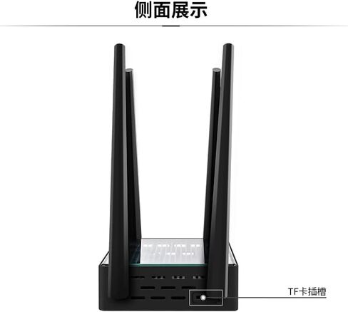 wifi7 Openwrt Router MLO ثنائي النطاق MESH Networking 2.5G 3X1G WAN 128MB+512MB تجميع سهل للوصول إلى فتحة TF 2000 ميجابت (1 مضيف + 1 كابل CAT7 10G) in Kuwait