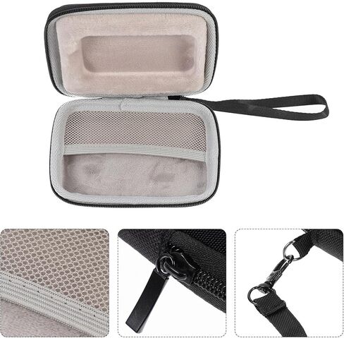 حقيبة تخزين كابلات SSD وUSB المحمولة من Gadpiparty مع حافظة صلبة مقاومة للصدمات، منظم القرص الصلب الخارجي لملحقات السفر والإلكترونيات، كابل بيانات مدمج وحقيبة سماعة الأذن in Kuwait