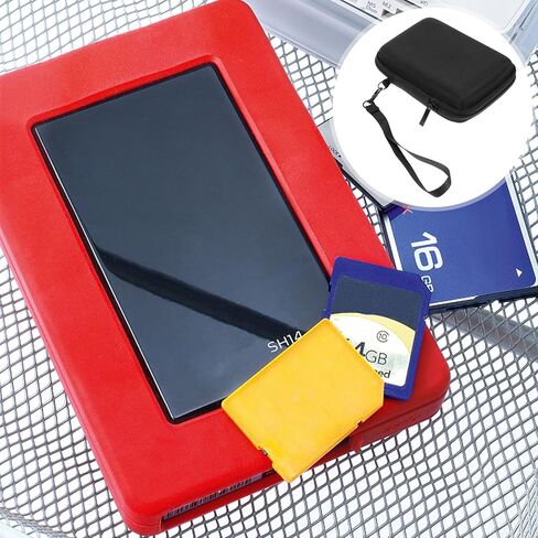 حقيبة تخزين كابلات SSD وUSB المحمولة من Gadpiparty مع حافظة صلبة مقاومة للصدمات، منظم القرص الصلب الخارجي لملحقات السفر والإلكترونيات، كابل بيانات مدمج وحقيبة سماعة الأذن in Kuwait