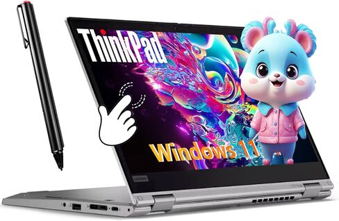 لاب توب لينوفو ثينك باد L13 يوجا 2 في 1، شاشة لمس 13.3 بوصة فل اتش دي، كور i5-10210U، قلم ستايلس، 16 جيجا رام DDR4، 256 جيجا اس اس دي، واي فاي، ويندوز 11 برو (متجدد) in Kuwait