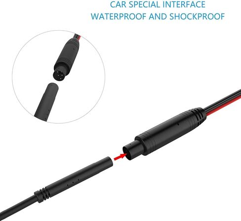 Universal Backup Camera License Plate Mount for Clarion, Dual, BOSS, Jensen, Stinger, SOUNDSTREAM, EONON, PODOFO, CARTREQUE, SANPTENT Car Radio with HD Night Vision Rear Front View Waterproof in Kuwait