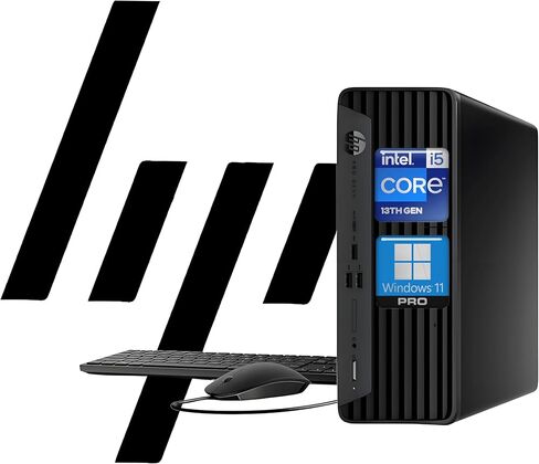 HP ProDesk 400 G9 SFF Business Desktop Computer, Latest 13th Gen Intel Core i5-13500, 32GB RAM, 2TB PCle SSD, Dual 4K Display Support, USB-C, HDMl, RJ-45, Wi-Fi, Wired Keyboard & Mouse, Win11 Pro in Kuwait