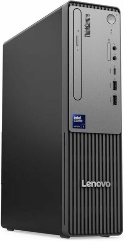 كمبيوتر مكتبي Lenovo ThinkCentre neo 50s Gen 6 13DQ001JUS - Intel Core Ultra 7 265-16 جيجابايت - 512 جيجابايت PCI Express NVMe 4.0 x4 SSD - عامل شكل صغير - أسود رافين in Kuwait