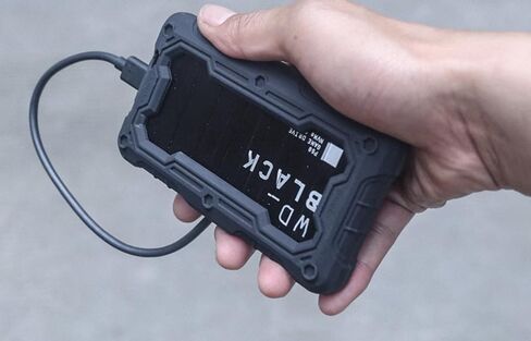 حافظة ممتصة للصدمات من السيليكون شديدة التحمل من FATBEAR لجهاز Western Digital WD_Black P50 SSD 500G/1TB/2TB/4TB، غطاء واقٍ متين ومضاد للانزلاق (أسود) in Kuwait