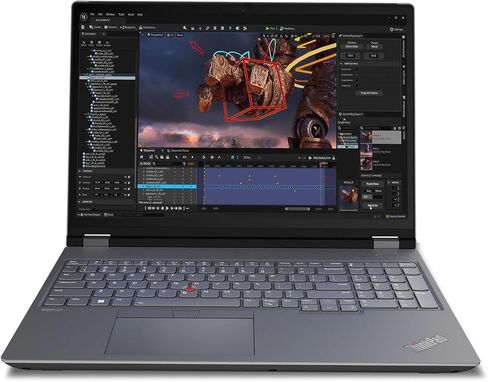 Lenovo ThinkPad P16 Gen 2 Intel Core i9-13950HX vPro، 24C، 16 بوصة WQUXGA (3840 x 2400) OLED Touch، 400 شمعة في المتر المربع، 128 جيجابايت من ذاكرة الوصول العشوائي، 2 تيرابايت SSD، NVIDIA RTX 5000 Ada، بإضاءة خلفية KYB، قارئ بصمات الأصابع، Windows Pro in Kuwait