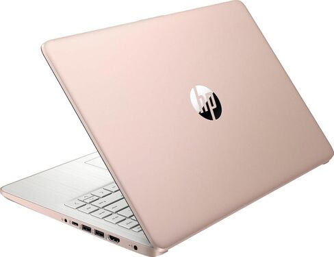 HP New 14" HD Ultra Light Thin Laptop, Quad-Core Intel Celeron Processor, 16GB RAM, 320GB (64GB eMMC+ 256GB Card), Wi-Fi, Upto 11 Hours, Windows 11 S + 1 Year Office 365+HubxcelAccessory, Rose Gold in Kuwait