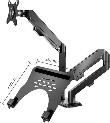 Screen Stand, Monitor Arm + Laptop Holder Full Dynamic Stand for 10-16" Laptops and 13-32" Computers Led LCD Screen Supports Tilt and Rotation-1-Xy360-M22B in Kuwait
