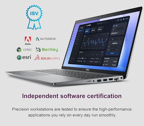 Dell Precision 3590 Mobile Workstation AI PC Laptop (15.6" FHD, Intel 12-Core Ultra 7 155U, 32GB DDR5, 1TB SSD) for Business, Engineer, FP, 2X Thunderbolt 4, 1080p RGB Webcam, IST HUB, Win 11 Pro in Kuwait