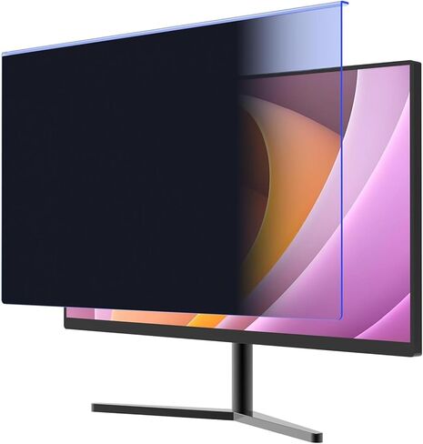 34 Inch Computer Privacy Screen Filter, Hanging Privacy Screen Protector for 21:9 Computer Monitor, Anti-Spy/Anti-Glare for Widescreen Monitors in Kuwait