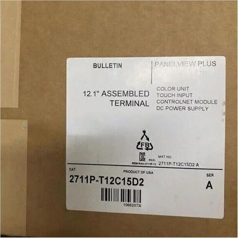1 PCS NEW 2711P-T12C15D2 Factory Packing with Warranty 2711PT12C15D2 in Kuwait