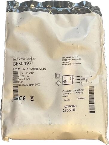 1 PCS NEW BES0497 BES M18MI2-PSH80B-S04G Factory Packing with Warranty BES0497 BES M18MI2PSH80BS04G in Kuwait
