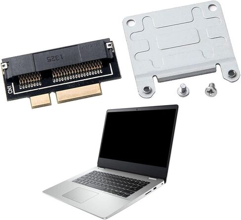 New MSATA SSD to 7+17Pin Adapter Card 2012 for MC976 A1425 A1398 with Baffle SSD Adapter in Kuwait
