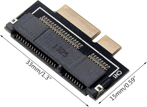 New MSATA SSD to 7+17Pin Adapter Card 2012 for MC976 A1425 A1398 with Baffle SSD Adapter in Kuwait