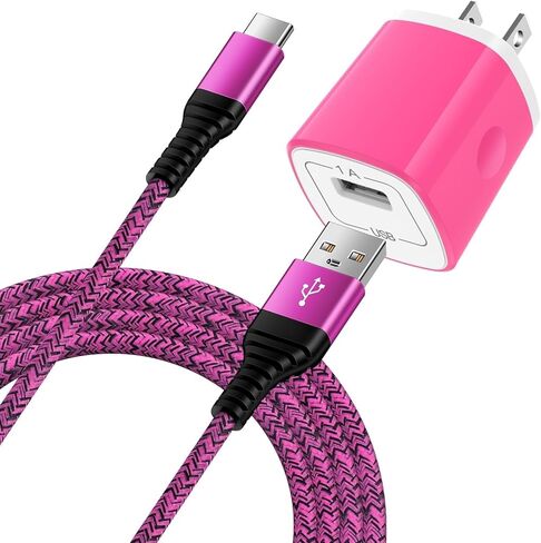 Essential USB-C to RJ45 Ethernet Adapter - Compact 100Mbps Wired Network Converter for Tablets - Rose in Kuwait