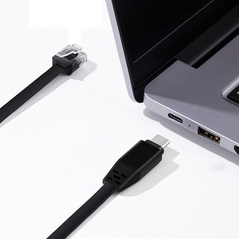 محول إيثرنت USB-C إلى RJ45 محمول - موصل شبكة جيجابت 10/100/1000 ميجا بت في الثانية للمحترفين - 1000 متر 1 متر in Kuwait