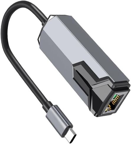 محول USB-C محمول إلى Gigabit Ethernet - جسر شبكة بسرعة 1000 ميجابت في الثانية لمستخدمي الأجهزة المحمولة - رأس مزدوج 2 في 1 in Kuwait