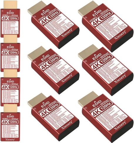 HDMI 2.1 4K 120Hz EDID Emulator, 48Gbps Headless HDMI Dummy Plug, Default 3840×2160@60Hz Virtual Display for GPU Servers, PS5, Remote Desktop & 4K in Saudi Arabia