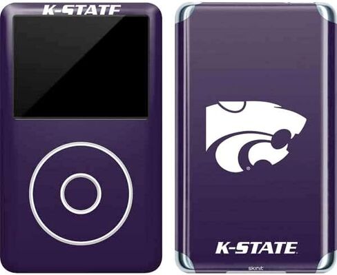 ملصق Skinit لمشغل MP3 متوافق مع iPod Classic (الجيل السادس) 80 جيجابايت - تصميم College K-State مرخص رسميًا in Kuwait