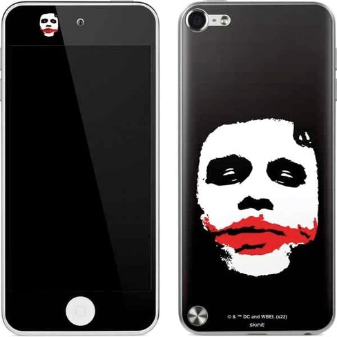 ملصق Skinit لمشغل MP3 متوافق مع iPod Touch (الجيل الخامس و2012) - تصميم Warner Bros Smeared Joker المرخص رسميًا in Kuwait