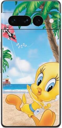 Skinit Phone Decal Skin Compatible with Google Pixel 7 Pro - Officially Licensed Warner Bros Tweety Bird iPod Design in Kuwait