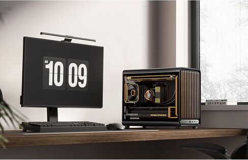 حافظة كمبيوتر JONSBO D33 Wood Black Micro ATX، حافظة MATX عالية تدفق الهواء مع لوحة من الزجاج المقسى، 9 أوضاع للمروحة، توافق عالٍ، تدعم MATX BTF MB، وحدة معالجة الرسومات 435 مم/360AIO/172 مم مبرد هواء، ATX/SFX PSU، خشب in Kuwait