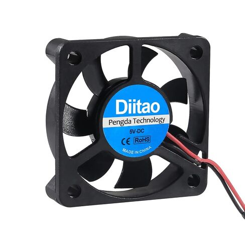 4PCS 5010 USB Cooling Fan,DC 5V Silent Quiet DC Brushless Cooling Fans 50x50x10mm 3D Printer Cooling Fan with USB Wire Computer Fan CPU Cooler 7 Blades (5010 DC 5V) in Kuwait