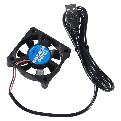 4PCS 5010 USB Cooling Fan,DC 5V Silent Quiet DC Brushless Cooling Fans 50x50x10mm 3D Printer Cooling Fan with USB Wire Computer Fan CPU Cooler 7 Blades (5010 DC 5V) in Kuwait
