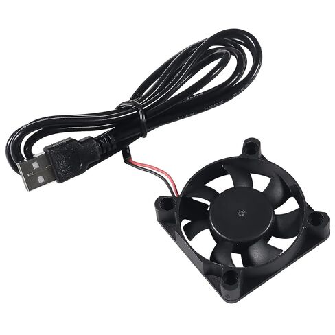 4PCS 5010 USB Cooling Fan,DC 5V Silent Quiet DC Brushless Cooling Fans 50x50x10mm 3D Printer Cooling Fan with USB Wire Computer Fan CPU Cooler 7 Blades (5010 DC 5V) in Kuwait
