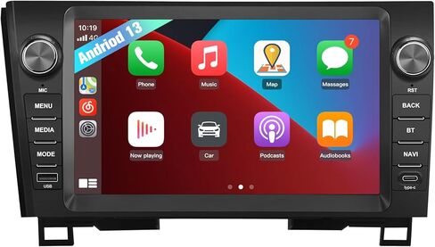 Car Stereo Android 13 for Toyota Tundra 2007-2013 Sequoia 2008-2018, 9 Inch Touch Screen 2+32GB Car Radio Wireless CarPlay GPS Navigation WiFi BT Mirror Link SWC in Saudi Arabia