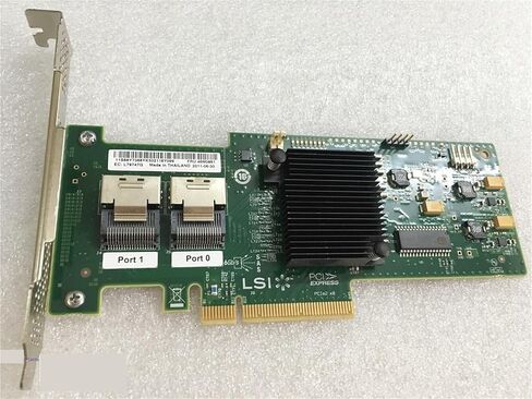 1pc 46M0861 46C8937 ServerRaid LSI SAS9220-8I for M1015 6GB PCI-e Server Controller SAS Array Pass-Through Card(High Profile Bracket) in Kuwait