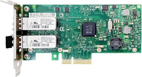 بطاقة شبكة ألياف I350-F2 Pci-Express ثنائية المنافذ جيجابت متعددة الأوضاع، وحدة تحكم I350Am2 (قوس قصير) in Kuwait