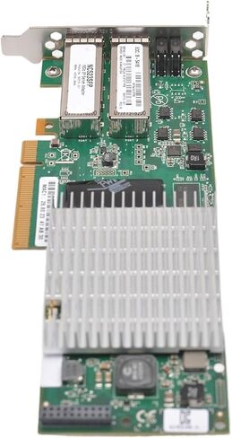 10 جيجابايت 2 منفذ مزدوج المنفذ 593742-001 593715-001 لـ NC523SFP QLE3242 10G بطاقة شبكة الألياف البصرية 593717-b21 (كلا الدعامتين) in Kuwait