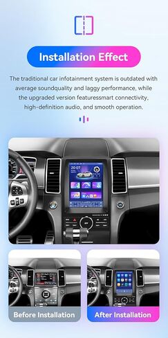 Android 14 Stereo Car Radio for Ford Taurus (2011-2019), 8Core 4G+64G GPS Navigation with 9.7 inch QLED Touchscreen via Carplay Android Auto SWC Bluetooth 5.4 EQ USB TPMS WiFi in Kuwait