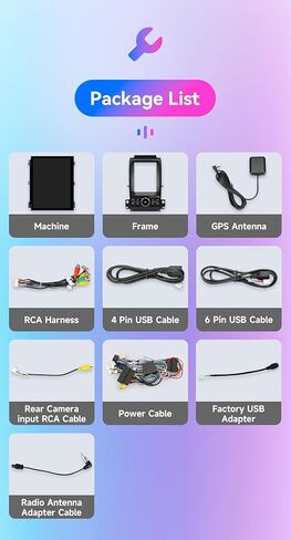 Android 14 Stereo Car Radio for Ford Taurus (2011-2019), 8Core 4G+64G GPS Navigation with 9.7 inch QLED Touchscreen via Carplay Android Auto SWC Bluetooth 5.4 EQ USB TPMS WiFi in Kuwait