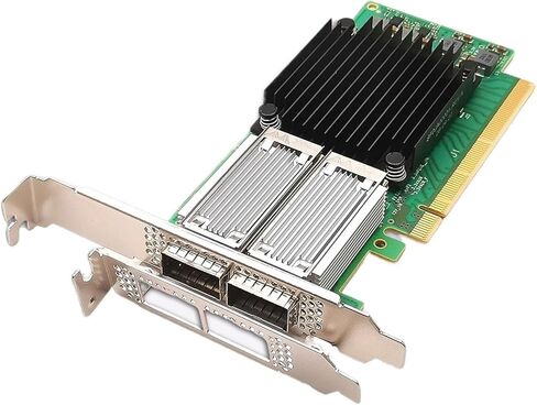محول شبكة 100 جيجا بايت MCX556A-ECAT ConnectX-5 VPI بطاقة خادم EDR IB (100 جيجابت/ثانية) و100 جيجابت ثنائي المنفذ QSFP28 PCIe3.0 x16 in Kuwait