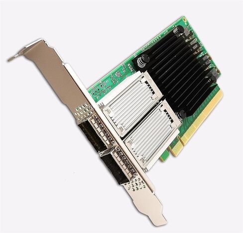 محول شبكة 100 جيجا بايت MCX556A-ECAT ConnectX-5 VPI بطاقة خادم EDR IB (100 جيجابت/ثانية) و100 جيجابت ثنائي المنفذ QSFP28 PCIe3.0 x16 in Kuwait