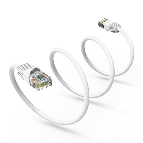 كابل شبكة إيثرنت Cat6 UTP بطول 6 أقدام باللون الأبيض in Kuwait