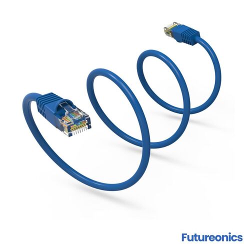 (10 Pack Cat 6 Ethernet Cable 8 Feet Blue UTP Booted 8 FT Computer Network Cable, Internet Cable, Cat 6 Cable in Kuwait