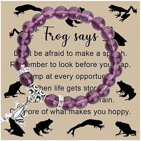 Frog Bracelet Froggy Bangle Frog Lover Gift Inspirational Frog Gift for Animal lover in Saudi Arabia