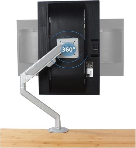 Screen Stand, 10-32" Gas Spring Monitor Arm 360 Rotate Tilt Swivel Desktop Screen Monitor Mount Computer Stand Holder in Kuwait