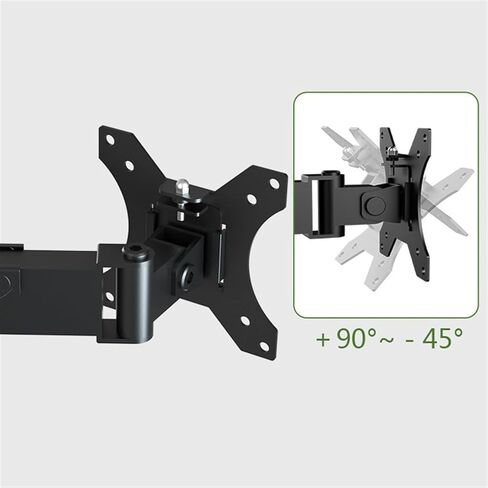 Monitor Desk Mount 6 Monitor Mount Desk Stand, Height Adjustable Steel Monitor Stand with Full Articulation Mount Arm for Most 17-32" Monitors, Holds Up to 19.8Lbs Per Ar in Kuwait
