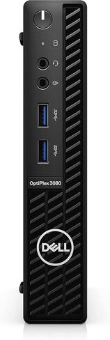 كمبيوتر سطح المكتب Dell OptiPlex 3080 Micro - Intel Core الجيل العاشر 10100T رباعي النواة 3.0 جيجاهرتز - ذاكرة الوصول العشوائي 16 جيجابايت DDR4-512GB SSD - DisplayPort، WiFi، BT، كمبيوتر صغير Windows 11 Pro (متجدد) in Kuwait