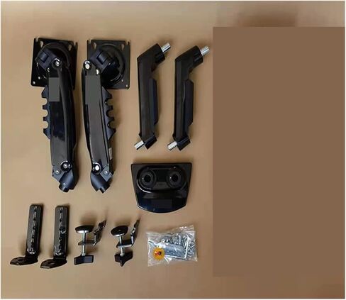 حامل شاشة، F160 Gas Spring 360 درجة سطح المكتب 17 بوصة - 27 بوصة ذراع حامل شاشة مزدوج مع حامل شاشة USB3.0 تحميل 2-9 كجم لكل منهما مع اثنين USB3.0-1 in Kuwait