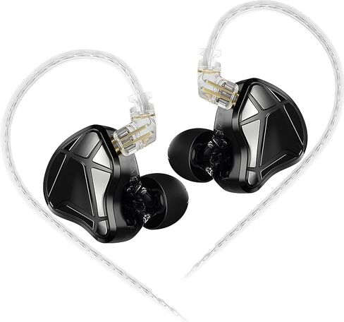 KZ Axas FPS Gaming Earphones with Hi-Fi Drivers,Detachable Cable,Portable Sound Card,Esports Wired Earbuds for PC,Switch etc (White, Type-C) in Saudi Arabia