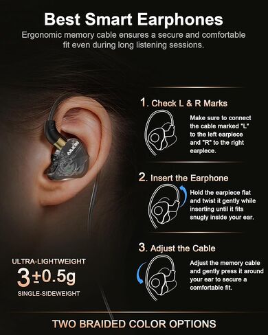 Lightning Earbuds for iPhone, Wired Headphones with Microphone & Volume Control, Noise Isolating Stereo Earphones Compatible with iPhone 14 13 12 11 Pro Max XR SE, Over Ear Earphones for Music Gaming in Kuwait