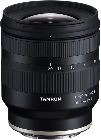 عدسة Tamron 11-20 مم f/2.8 Di III-A RXD لهاتف Sony E، حزمة مع مجموعة مرشح ProOptic 67 مم، برامج الكمبيوتر، التنظيف، غطاء الحبل، منظف، حقيبة in Kuwait